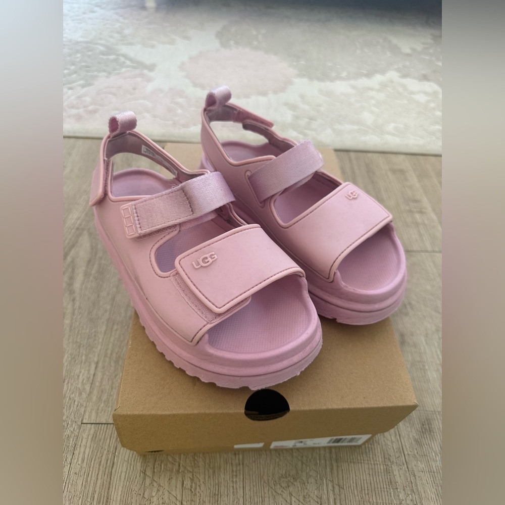 UGG Kids Light Pink Sandals
